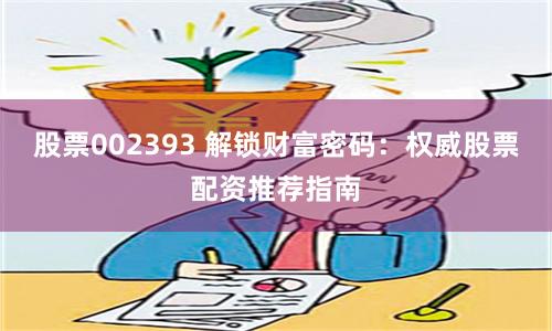 股票002393 解锁财富密码：权威股票配资推荐指南